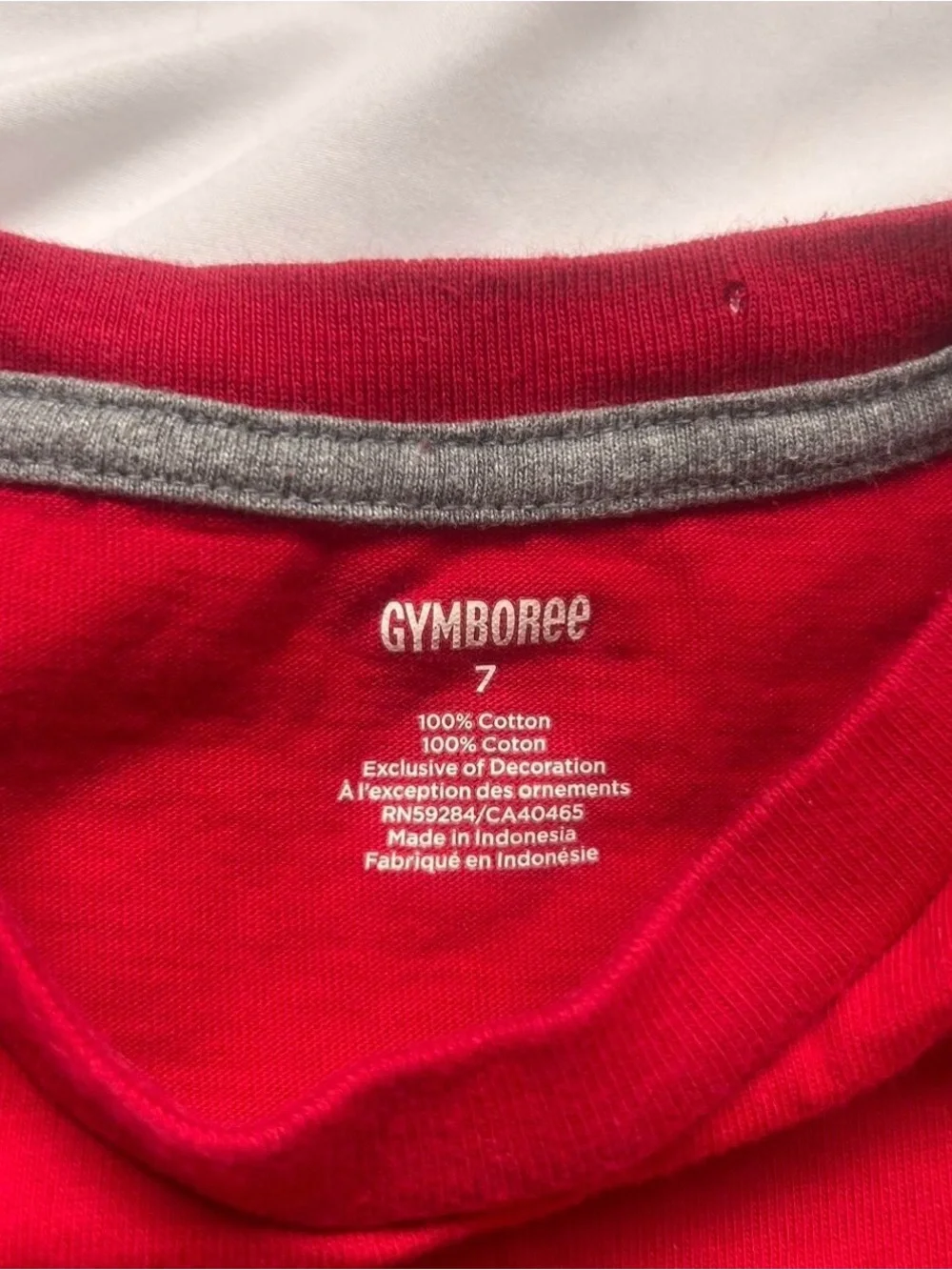 Gymboree Red Tee with Dalmatian Firefighter Graphic